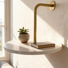 Yatak odası duvar rafı Banyo rafı Salon rafı Oturma odası Duvar rafı Bardaklık Çiçeklik