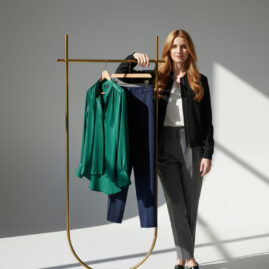 Alternative view of Nova Raflı Metal Ayaklı Askılık Raflı Ayaklı Elbise Askılığı Konfeksiyon Askılığı