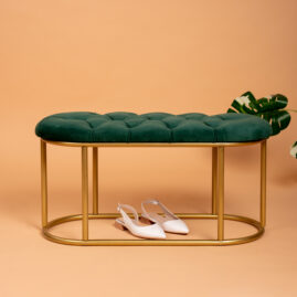 AYAKKABILIK PUF BENCH DÖŞEMELİ KAPI GİRİŞİ PUF KAPI GİRİŞİ DÜZENLEYİCİ DÜĞMELİ